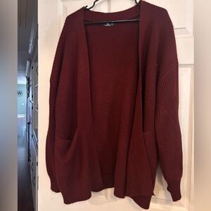 Women’s Burgundy Cardigan